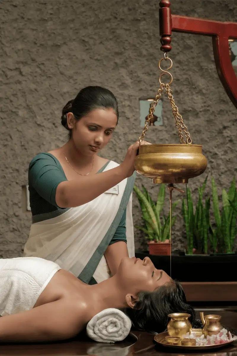 Shirodhara Ayurvedic treatment